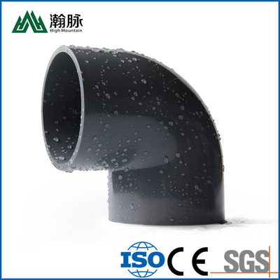 품질  Right Angle PVC Water Pipe Fittings 90 Degree Elbow UPVC DN20 - DN800 공장