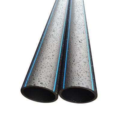 부식 저항성 검은색 파란색 HDPE 물 파이프