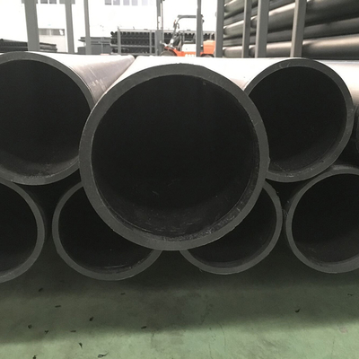 PE Hdpe 물 파이프 / PE 물 파이프 검은 색 사용자 지정 크기 ISO 인증