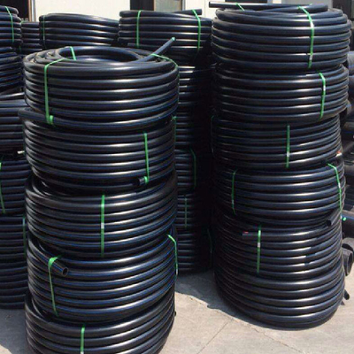PE Hdpe 물 파이프 / PE 물 파이프 검은 색 사용자 지정 크기 ISO 인증