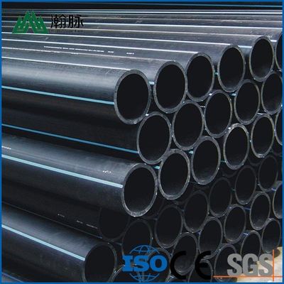 14001 청색 줄무늬가 있는 인증된 HDPE 물 공급 파이프