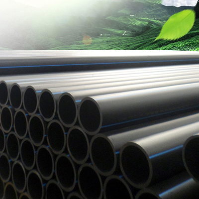 내구성 있는 검은색 HDPE 물 공급 및 배수 파이프