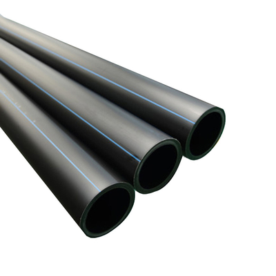 내구성 있는 HDPE 물 공급 파이프 블랙/블루 (2.3-117.6mm) 지하 물 공급 파이프