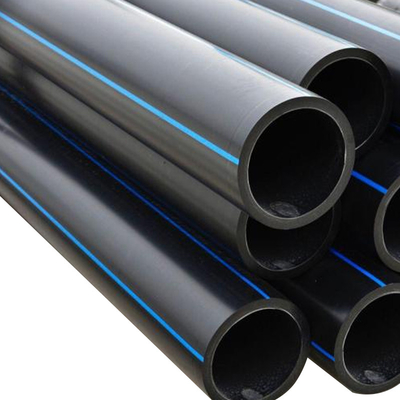 부식 저항 HDPE 이중 벽 류류 파이프 물 공급용 PE 파이프 2 인치 폴리에틸렌 파이프