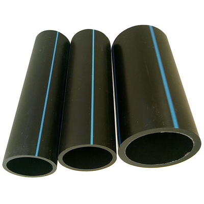 부식 저항성 HDPE 물 공급 파이프 맞춤형 플라스틱 물 공급 파이프 검은 HDPE 파이프