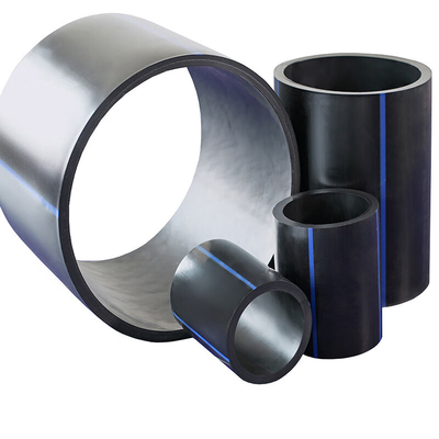 DN16mm-1800mm 검은색 HDPE 물 파이프 시립 공학용 플라스틱 물 공급 파이프 HDPE 코일 파이프