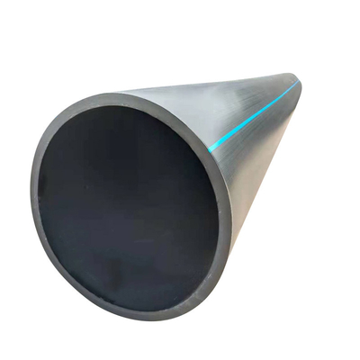 파란색 또는 검은색, 파란색 줄무늬 HDPE 물 파이프