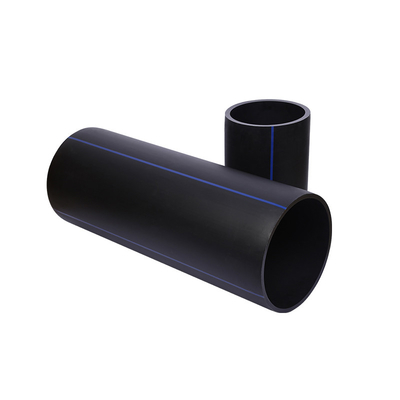 파란색 또는 검은색, 파란색 줄무늬 HDPE 물 파이프