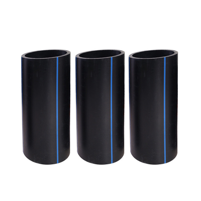 파란색 또는 검은색, 파란색 줄무늬 HDPE 물 파이프