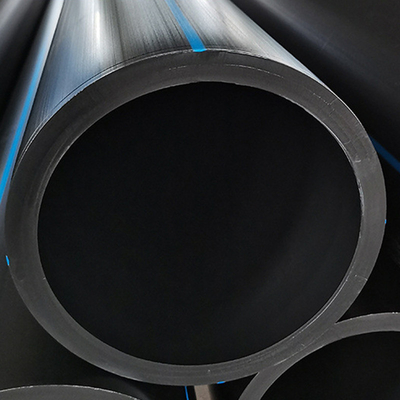파란색 또는 검은색, 파란색 줄무늬 HDPE 물 파이프