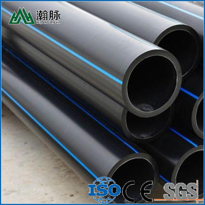 DIN 8074/8075 표준 HDPE 물 공급 파이프 1.25mpa-2.5mpa 압력 등급