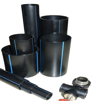 50년 장수성 HDPE 물 공급 파이프 PN6-PN16 압력 등급