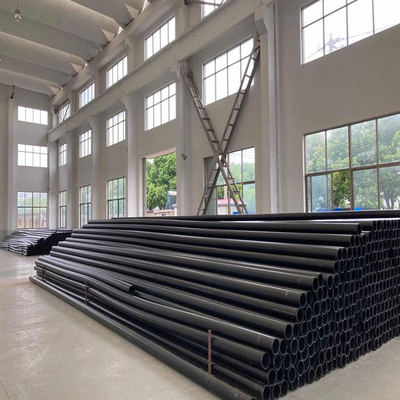 압력 등급 PN6-PN16 PE 원료로 만든 HDPE 물 공급 파이프 및 압력 용량 1.25mpa-2.5mpa