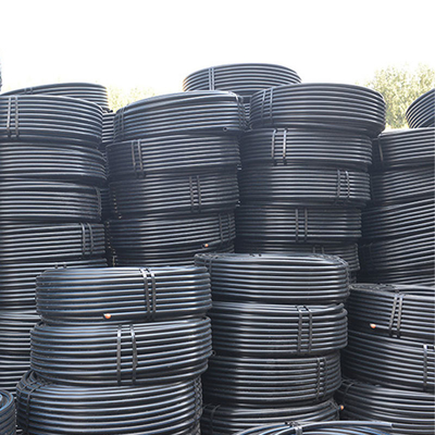 부식 저항성 HDPE 물 공급 파이프 Butt 융합 연결 방법 PE 원료로 만든