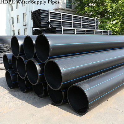 HDPE 물 파이프 누출 없는 UV 및 얼음 저항 NSF ISO 인증 20-1200mm 크기 빠른 설치