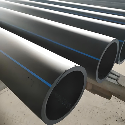 물 운송용 검은 플라스틱 HDPE 물 공급 파이프